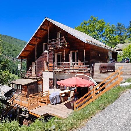 Chalet Ailleurs Appartement A Molines En Queyras Esterno foto