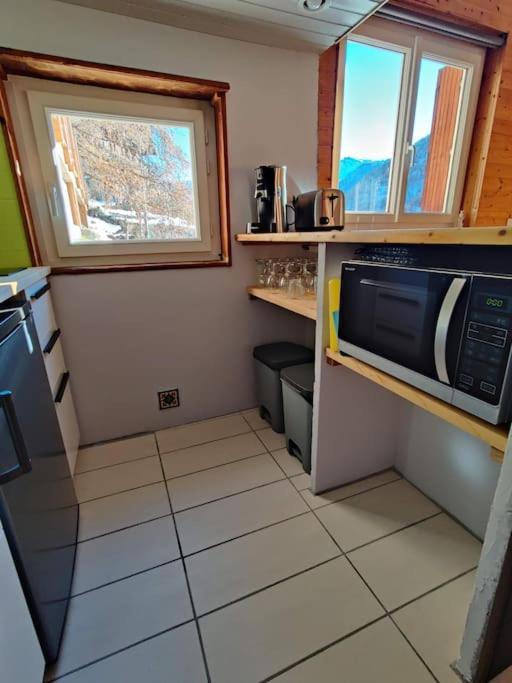 Chalet Ailleurs Appartement A Molines En Queyras Esterno foto
