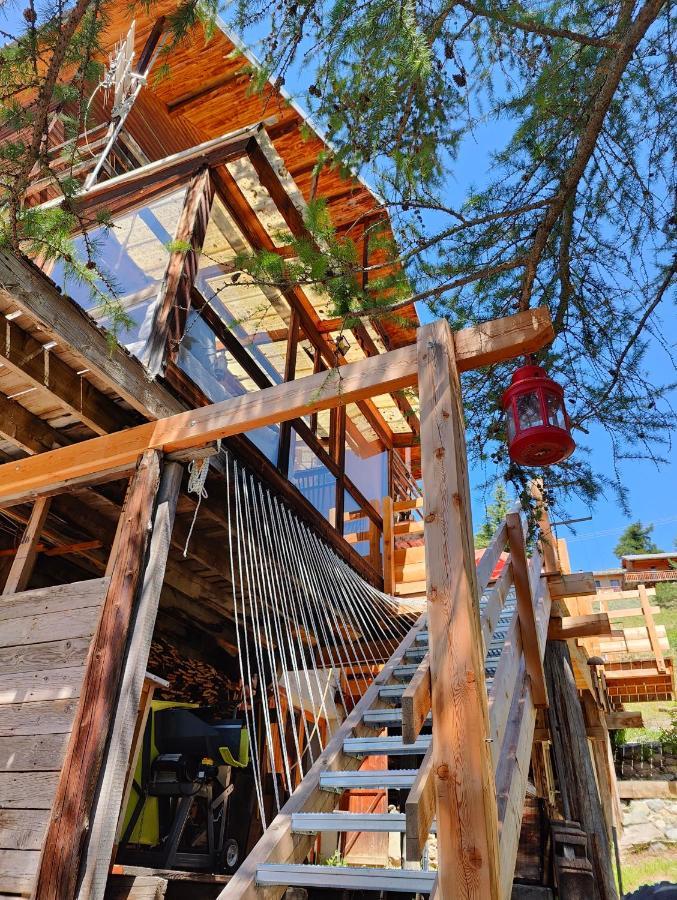 Chalet Ailleurs Appartement A Molines En Queyras Esterno foto