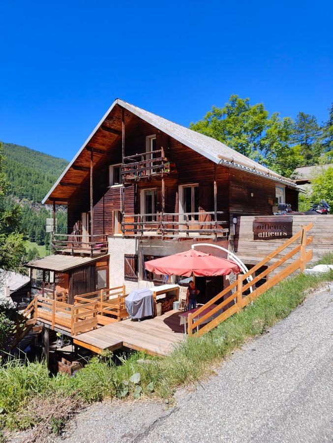 Chalet Ailleurs Appartement A Molines En Queyras Esterno foto
